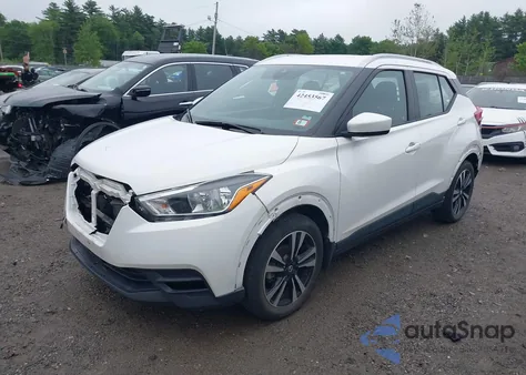 2020 Nissan Kicks Sv Xtronic Cvt from USA, damaged, VIN 3N1CP5CV6LL563433